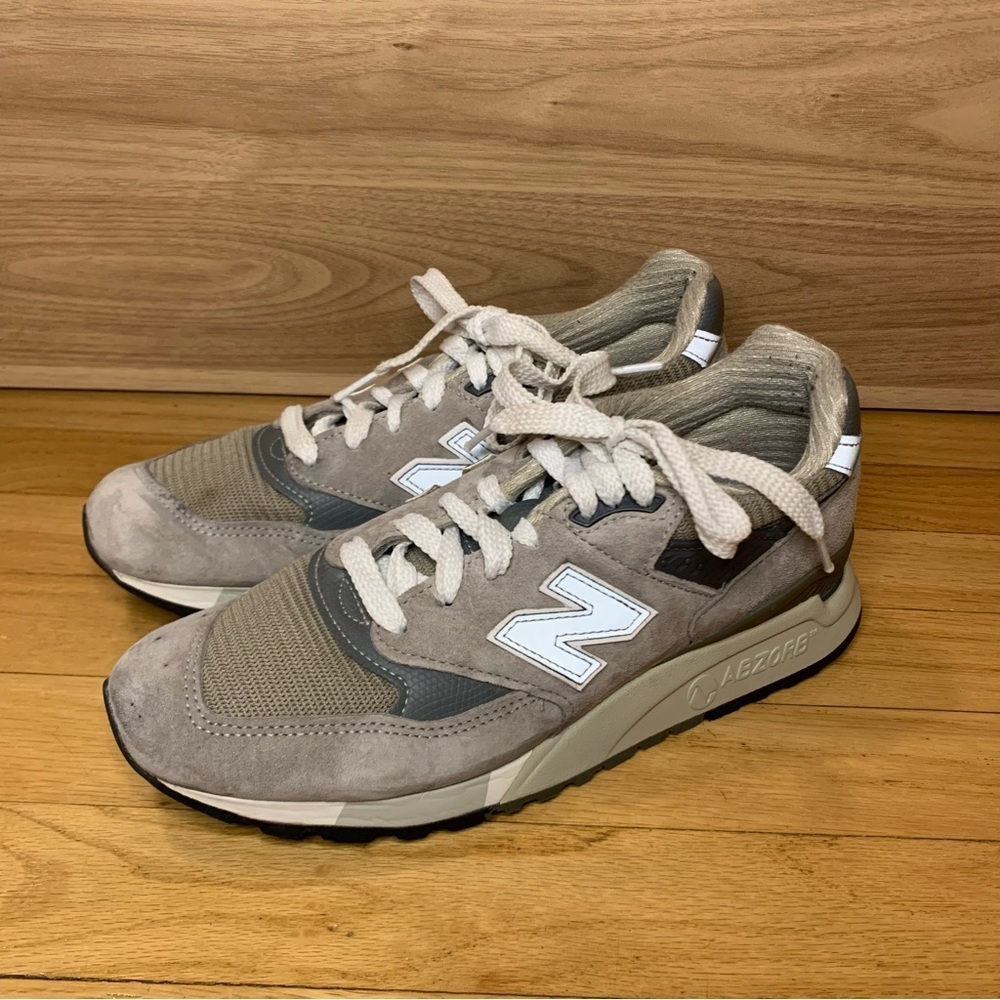 New Balance 998 Men's Grey Sneakers - Size 7